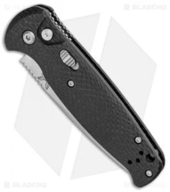 Exquisite Knives Store -Exquisite Knives Store Benchmade CLA Limited Edition Auto CF Satin 4300 1801 BHQ 91085 jr spine